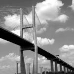 Bridge between Savannah, Georgia and Hutchinson Island Georgia
