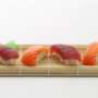 A plate of fresh sashimi