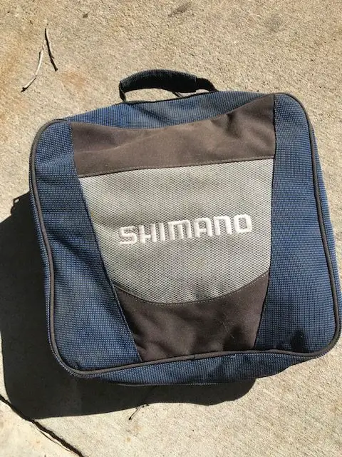 A shimano fishing lure bag